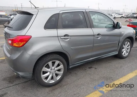 2014 Mitsubishi Outlander Sport Se from USA, damaged, VIN 4A4AP4AU5EE017341